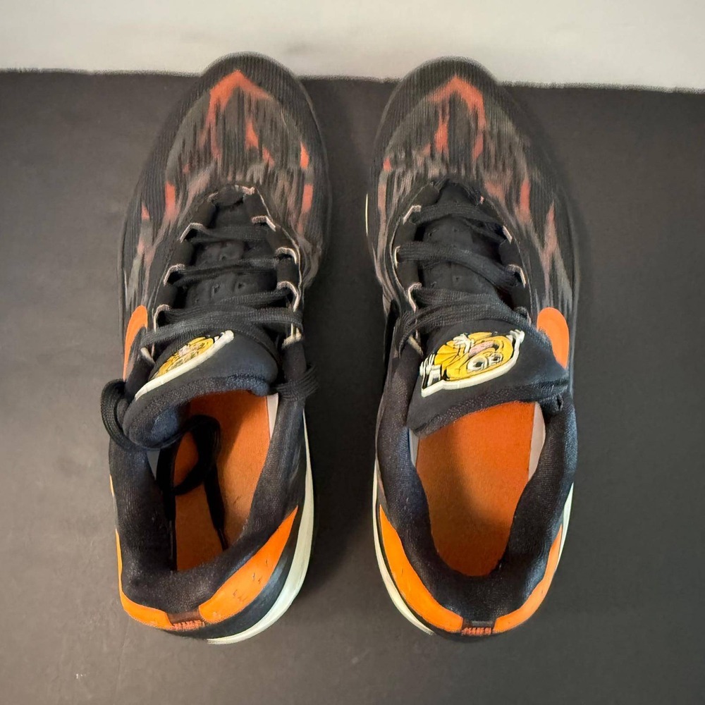 Nike Air Zoom GT Cut 2 Black Total Orange Basketball Shoes DJ6015-004 Mens 9.5 - Picture 15 of 16